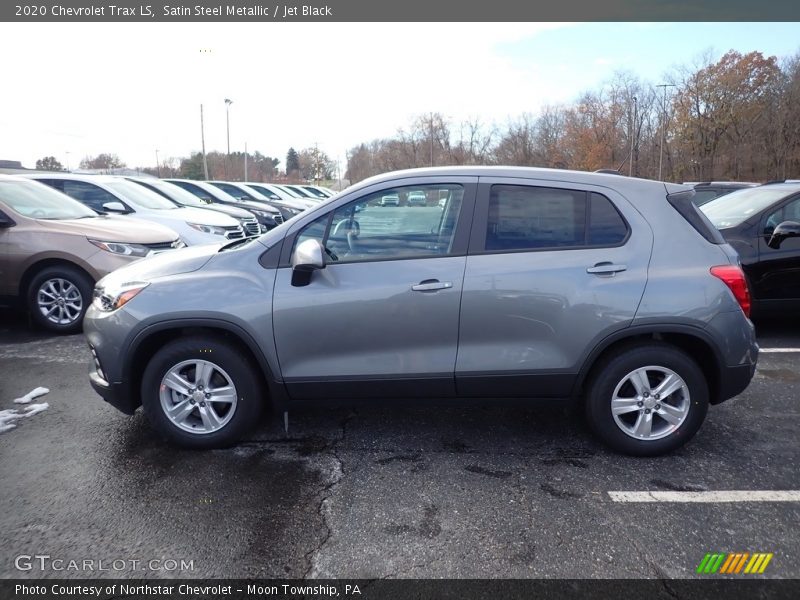 Satin Steel Metallic / Jet Black 2020 Chevrolet Trax LS
