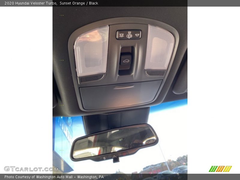 Sunset Orange / Black 2020 Hyundai Veloster Turbo