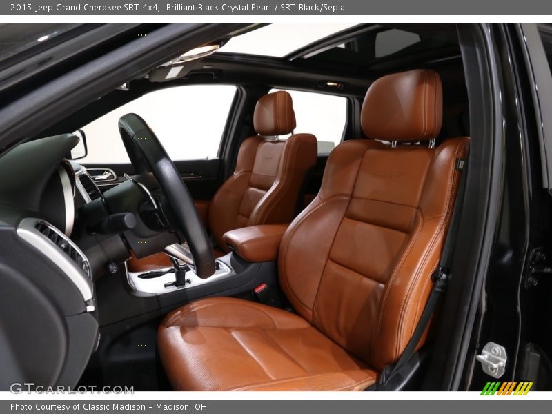 Front Seat of 2015 Grand Cherokee SRT 4x4