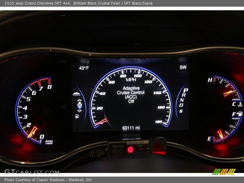  2015 Grand Cherokee SRT 4x4 SRT 4x4 Gauges