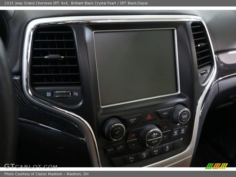 Brilliant Black Crystal Pearl / SRT Black/Sepia 2015 Jeep Grand Cherokee SRT 4x4