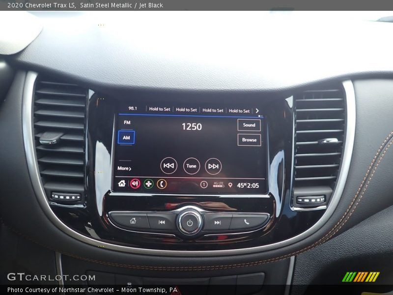 Satin Steel Metallic / Jet Black 2020 Chevrolet Trax LS