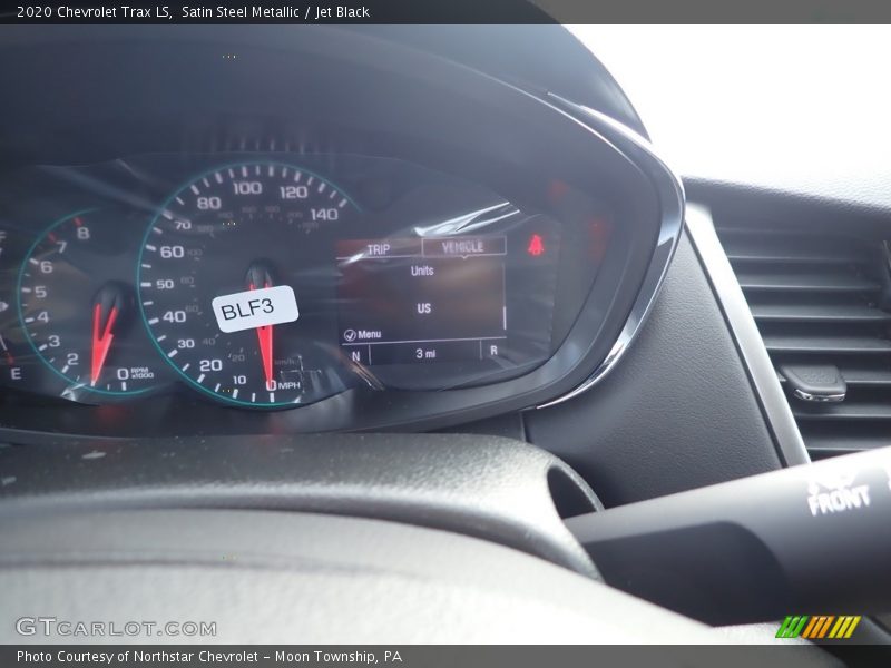 Satin Steel Metallic / Jet Black 2020 Chevrolet Trax LS