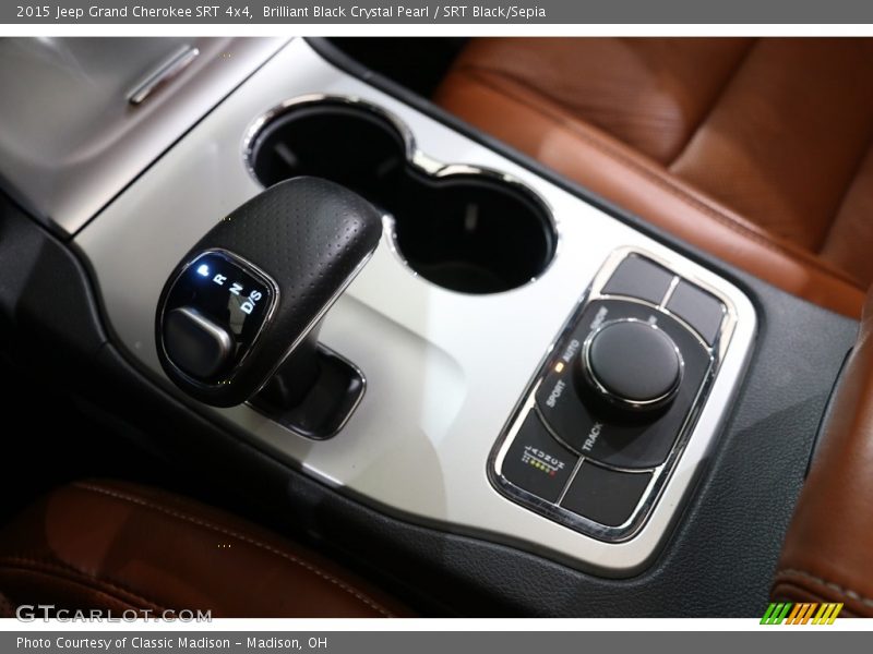 Brilliant Black Crystal Pearl / SRT Black/Sepia 2015 Jeep Grand Cherokee SRT 4x4
