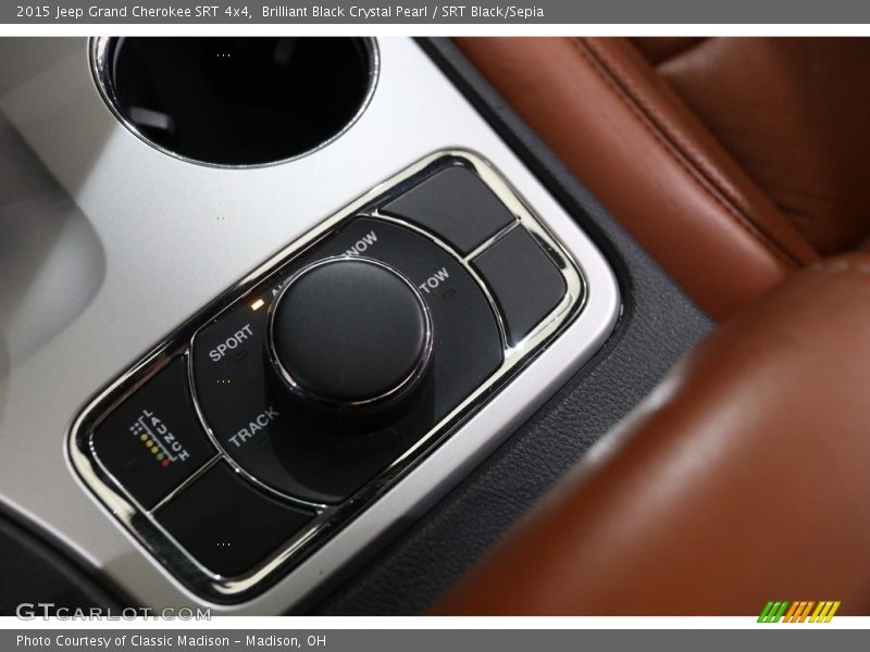 Brilliant Black Crystal Pearl / SRT Black/Sepia 2015 Jeep Grand Cherokee SRT 4x4