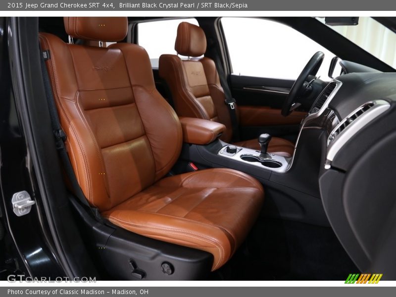 Front Seat of 2015 Grand Cherokee SRT 4x4