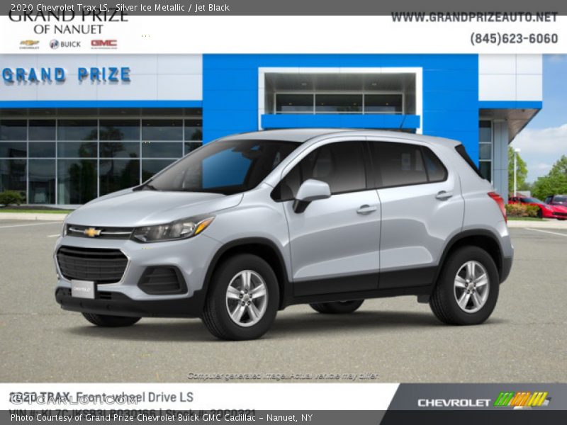 Silver Ice Metallic / Jet Black 2020 Chevrolet Trax LS