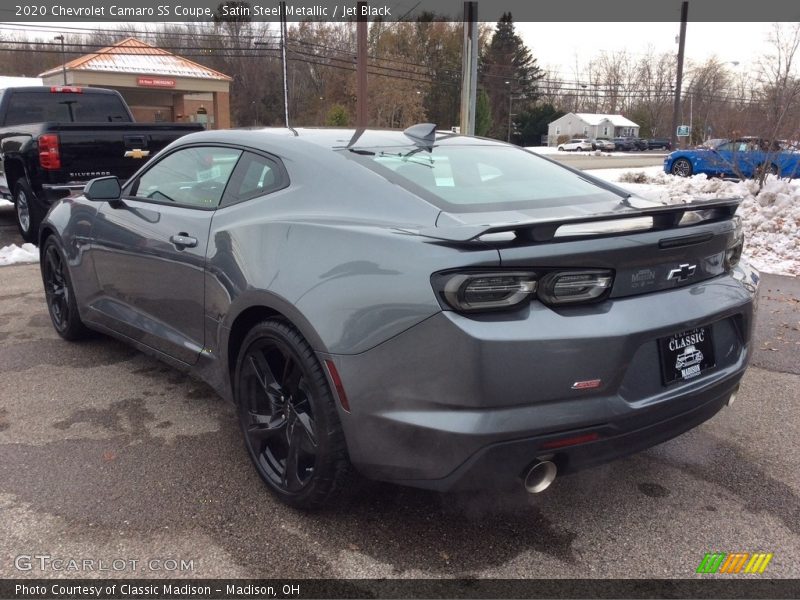 Satin Steel Metallic / Jet Black 2020 Chevrolet Camaro SS Coupe