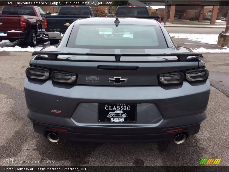 Satin Steel Metallic / Jet Black 2020 Chevrolet Camaro SS Coupe