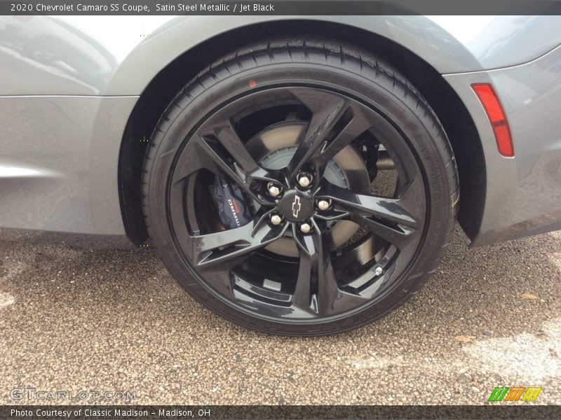 Satin Steel Metallic / Jet Black 2020 Chevrolet Camaro SS Coupe