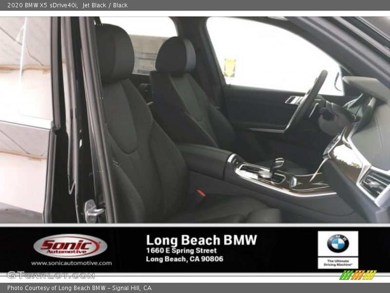 Jet Black / Black 2020 BMW X5 sDrive40i