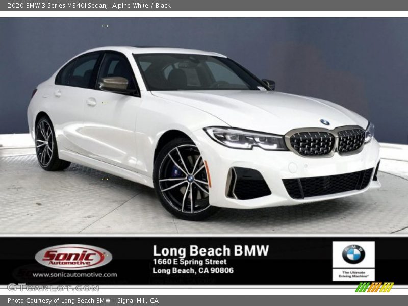 Alpine White / Black 2020 BMW 3 Series M340i Sedan