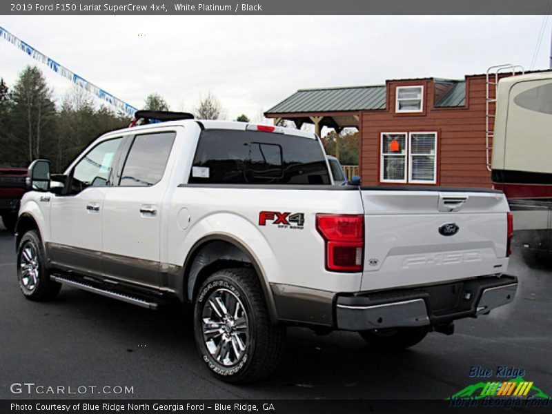 White Platinum / Black 2019 Ford F150 Lariat SuperCrew 4x4