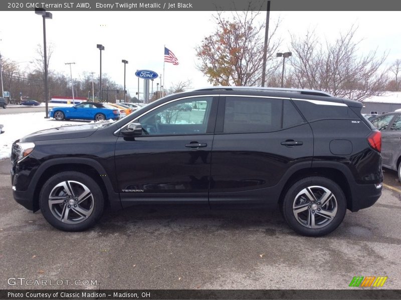 Ebony Twilight Metallic / Jet Black 2020 GMC Terrain SLT AWD