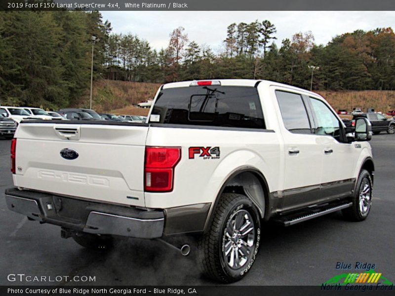 White Platinum / Black 2019 Ford F150 Lariat SuperCrew 4x4