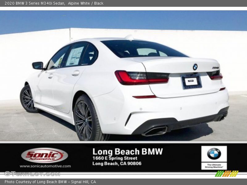 Alpine White / Black 2020 BMW 3 Series M340i Sedan