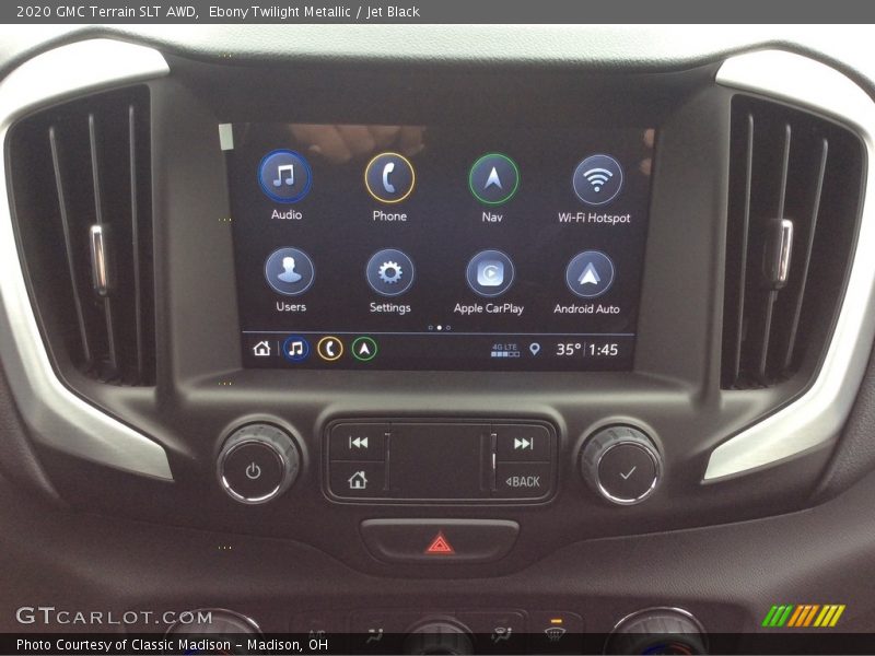 Ebony Twilight Metallic / Jet Black 2020 GMC Terrain SLT AWD