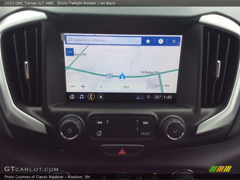 Ebony Twilight Metallic / Jet Black 2020 GMC Terrain SLT AWD