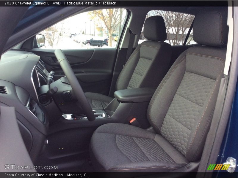 Pacific Blue Metallic / Jet Black 2020 Chevrolet Equinox LT AWD