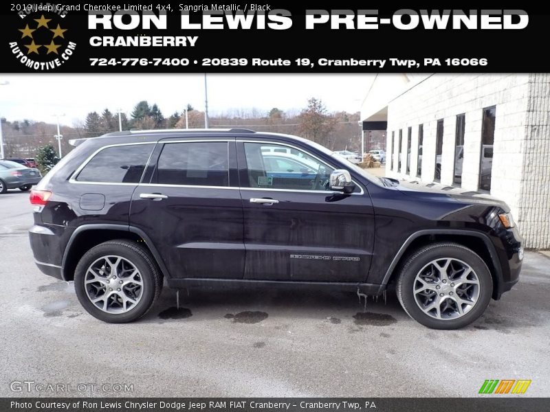 Sangria Metallic / Black 2019 Jeep Grand Cherokee Limited 4x4