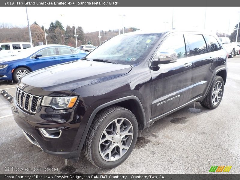 Sangria Metallic / Black 2019 Jeep Grand Cherokee Limited 4x4