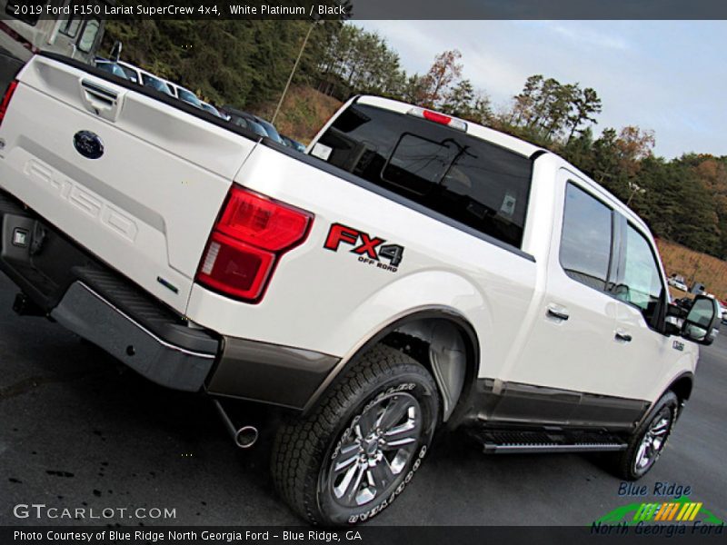 White Platinum / Black 2019 Ford F150 Lariat SuperCrew 4x4