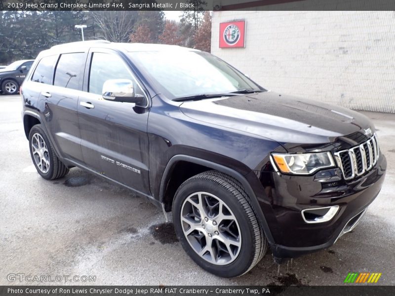 Sangria Metallic / Black 2019 Jeep Grand Cherokee Limited 4x4