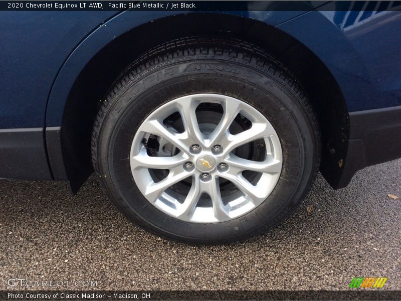 Pacific Blue Metallic / Jet Black 2020 Chevrolet Equinox LT AWD