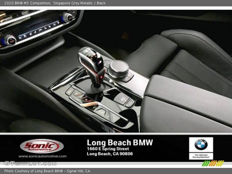 Singapore Grey Metallic / Black 2020 BMW M5 Competition