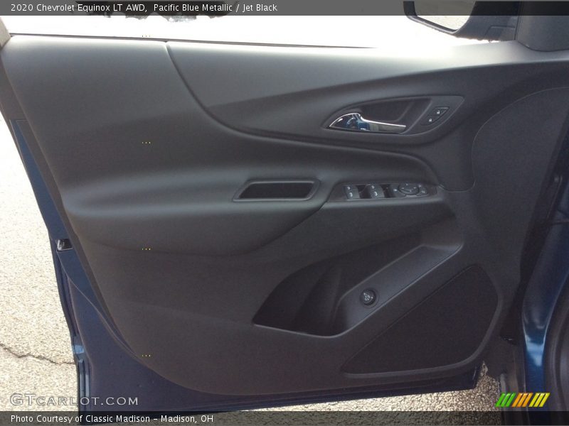 Pacific Blue Metallic / Jet Black 2020 Chevrolet Equinox LT AWD