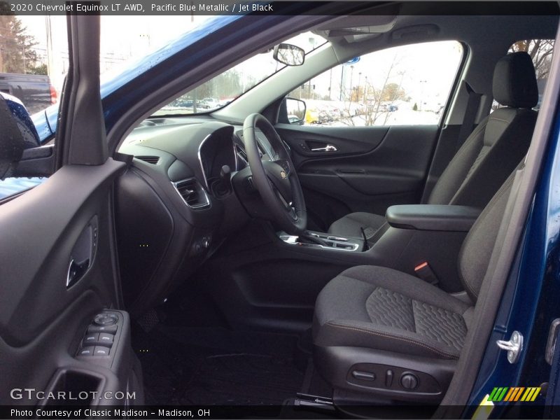 Pacific Blue Metallic / Jet Black 2020 Chevrolet Equinox LT AWD
