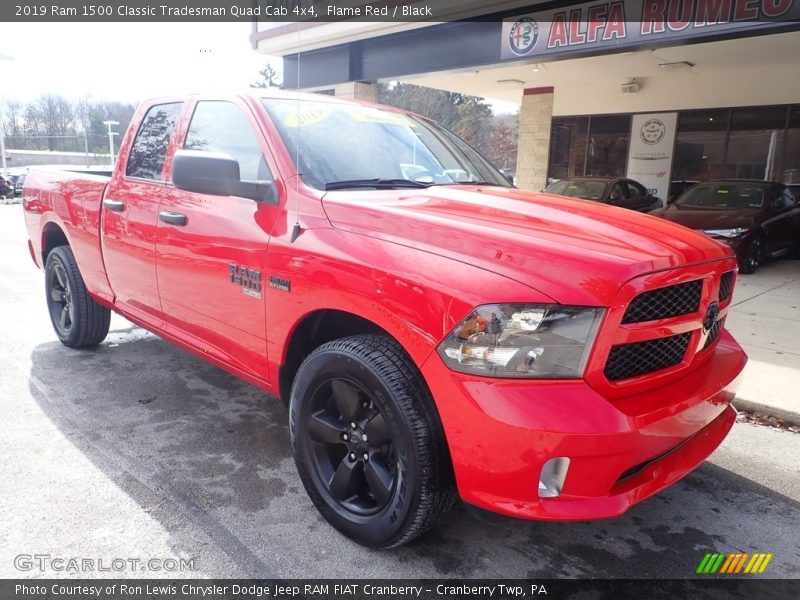 Flame Red / Black 2019 Ram 1500 Classic Tradesman Quad Cab 4x4