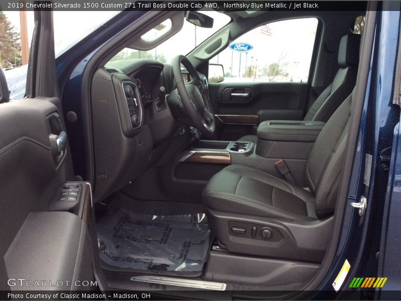 Northsky Blue Metallic / Jet Black 2019 Chevrolet Silverado 1500 Custom Z71 Trail Boss Double Cab 4WD