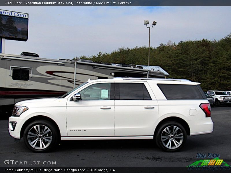 Star White / Medium Soft Ceramic 2020 Ford Expedition Platinum Max 4x4