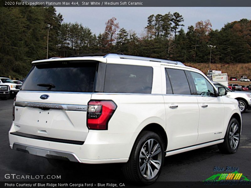 Star White / Medium Soft Ceramic 2020 Ford Expedition Platinum Max 4x4