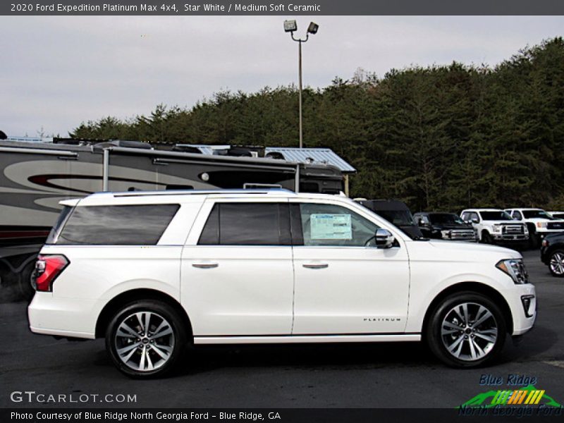 Star White / Medium Soft Ceramic 2020 Ford Expedition Platinum Max 4x4