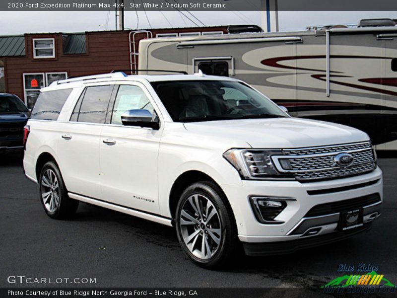 Star White / Medium Soft Ceramic 2020 Ford Expedition Platinum Max 4x4