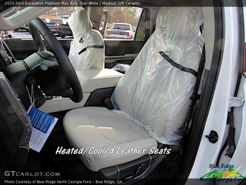 Star White / Medium Soft Ceramic 2020 Ford Expedition Platinum Max 4x4