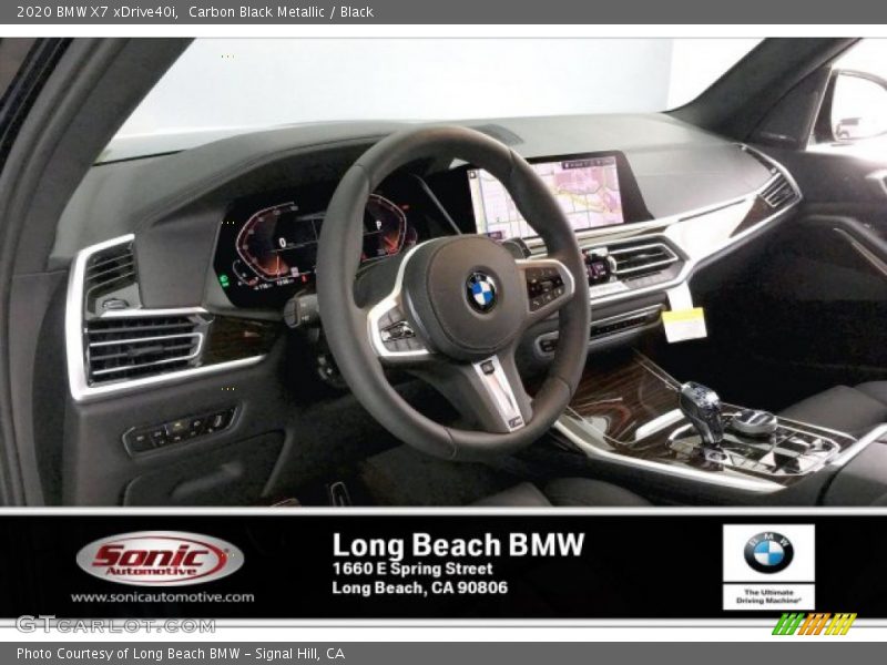 Carbon Black Metallic / Black 2020 BMW X7 xDrive40i