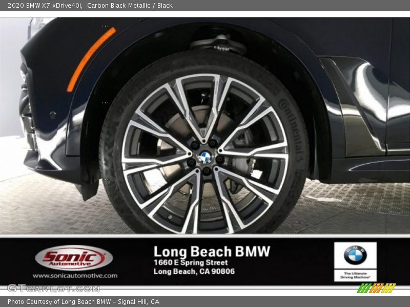 Carbon Black Metallic / Black 2020 BMW X7 xDrive40i