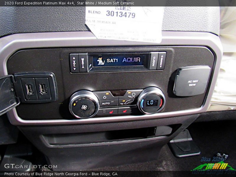 Star White / Medium Soft Ceramic 2020 Ford Expedition Platinum Max 4x4