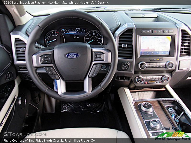 Star White / Medium Soft Ceramic 2020 Ford Expedition Platinum Max 4x4