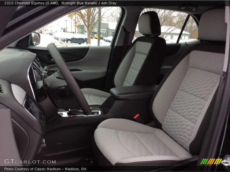 Midnight Blue Metallic / Ash Gray 2020 Chevrolet Equinox LS AWD