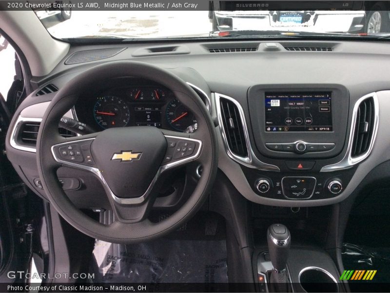 Midnight Blue Metallic / Ash Gray 2020 Chevrolet Equinox LS AWD