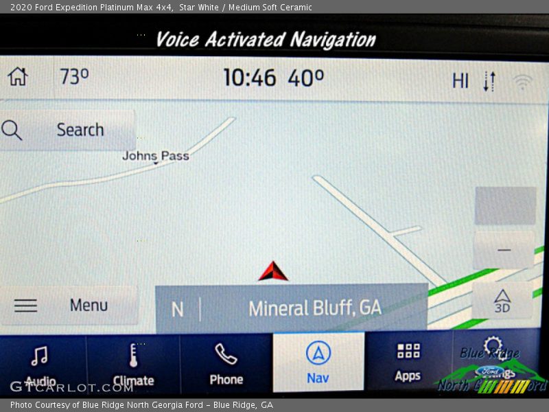 Star White / Medium Soft Ceramic 2020 Ford Expedition Platinum Max 4x4