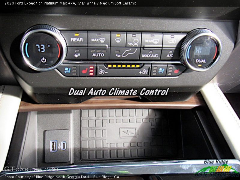 Star White / Medium Soft Ceramic 2020 Ford Expedition Platinum Max 4x4
