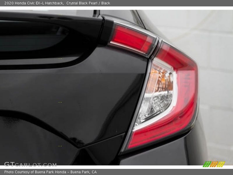 Crystal Black Pearl / Black 2020 Honda Civic EX-L Hatchback