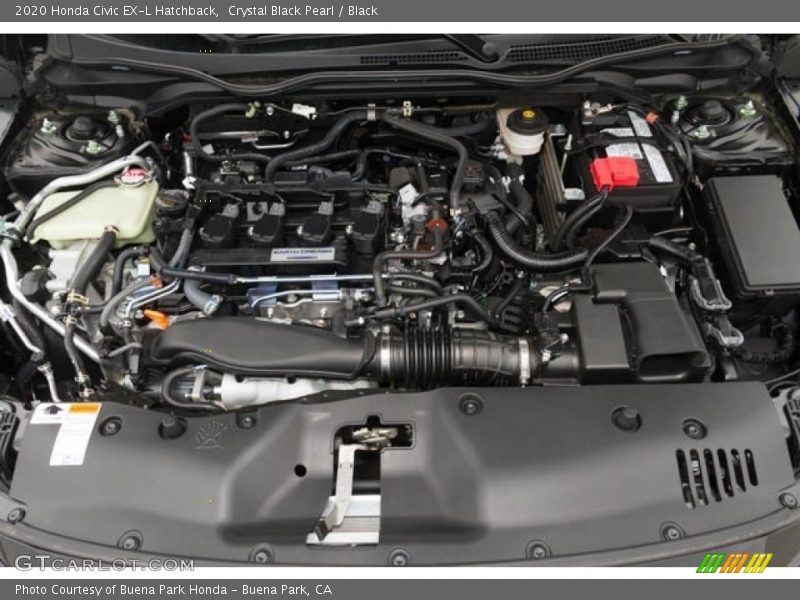  2020 Civic EX-L Hatchback Engine - 1.5 Liter Turbocharged DOHC 16-Valve i-VTEC 4 Cylinder