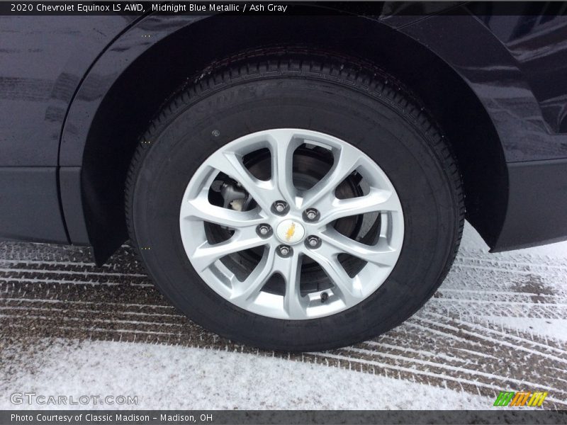 Midnight Blue Metallic / Ash Gray 2020 Chevrolet Equinox LS AWD