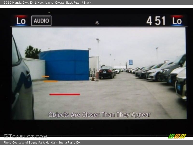 Crystal Black Pearl / Black 2020 Honda Civic EX-L Hatchback